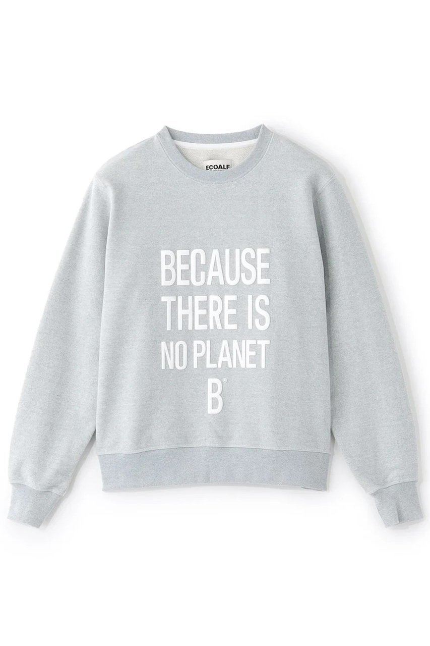 【エコアルフ/ECOALF】のACT BECAUSE スウェット 【日本限定】 インテリア・キッズ・メンズ・レディースファッション・服の通販 founy(ファニー) 　ファッション　Fashion　レディースファッション　Fashion for Women　トップス・カットソー　Cut & Sew Tops　シャツ・ブラウス・オフィスカジュアル　Elegant Blouses & Button-Ups　レディースパーカー・カジュアルフーディー　Casual Hoodies & Sweatshirts　ロングTシャツ・Tシャツ　Longline T-Shirts & Tees　スウェット・クルーネックトップス　Sweatshirts & Crewnecks / Relaxed Fit Sweat Tops　カットソー・ベーシックTシャツ　Cut-and-Sewn Tops / Stretch Tees & Basics　なめらか　Smooth, Silky Texture　コレクション　Collection, Seasonal Line　シンプル　Simple, Minimal　スウェット / スエット　Sweatshirt, Sweatwear　スポーツ　Sports, Activewear　プリント　Print, Printed Pattern　モダン　Modern, Contemporary　サックスブルー|ID: prp329100004465607 ipo3291000000036148872