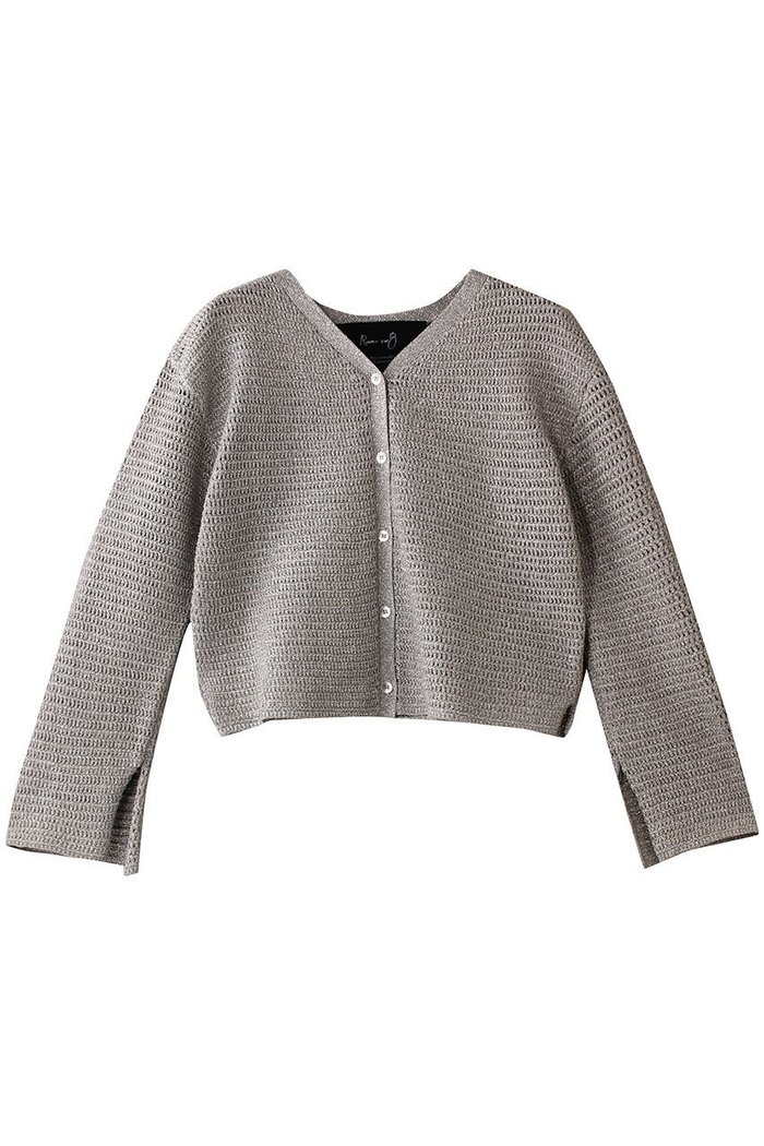 【ルームエイト/Room no.8】の【Room no.8 BLACK】LAME ドロップニットカーディガン インテリア・キッズ・メンズ・レディースファッション・服の通販 founy(ファニー) https://founy.com/ ファッション Fashion レディースファッション Fashion for Women トップス・カットソー Cut & Sew Tops ニット Knit Tops & Sweaters カーディガン・羽織り Layered Style Cardigans カーディガン Cardigan, Knitwear シンプル Simple, Minimal バランス Balance, Style Balance フロント Front, Front Design |ID: prp329100004465614 ipo3291000000036223928