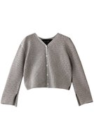 【ルームエイト/Room no.8】の【Room no.8 BLACK】LAME ドロップニットカーディガン 人気、トレンドファッション・服の通販 founy(ファニー) ファッション Fashion レディースファッション Fashion for Women トップス・カットソー Cut & Sew Tops ニット Knit Tops & Sweaters カーディガン・羽織り Layered Style Cardigans カーディガン Cardigan, Knitwear シンプル Simple, Minimal バランス Balance, Style Balance フロント Front, Front Design |ID:prp329100004465614