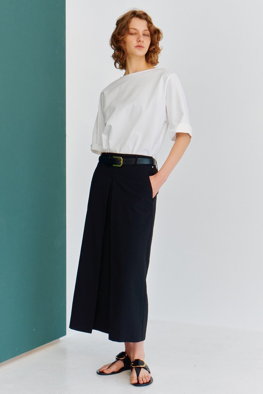 【ルームエイト/Room no.8】のSUPIMA コットン ハーフスリーブトップス 人気、トレンドファッション・服の通販 founy(ファニー) 　ファッション　Fashion　レディースファッション　WOMEN　トップス・カットソー　Tops/Tshirt　シャツ/ブラウス　Shirts/Blouses　ロング / Tシャツ　T-Shirts　カットソー　Cut and Sewn　ショート　Short　シンプル　Simple　スリーブ　Sleeve　トレンド　Trend　エレガント 上品　Elegant　other-6|ID: prp329100004465617 ipo3291000000031822952