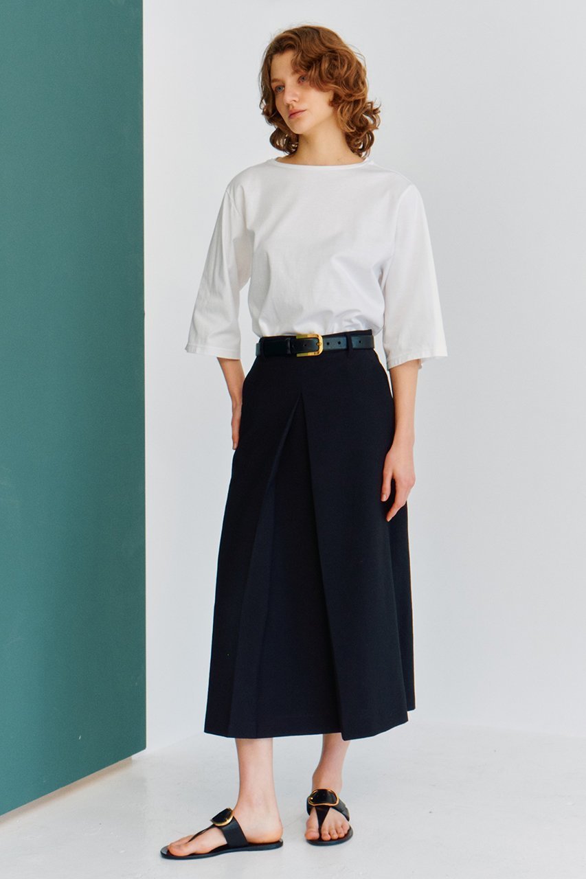 【ルームエイト/Room no.8】のSUPIMA コットン ハーフスリーブトップス 人気、トレンドファッション・服の通販 founy(ファニー) 　ファッション　Fashion　レディースファッション　WOMEN　トップス・カットソー　Tops/Tshirt　シャツ/ブラウス　Shirts/Blouses　ロング / Tシャツ　T-Shirts　カットソー　Cut and Sewn　ショート　Short　シンプル　Simple　スリーブ　Sleeve　トレンド　Trend　エレガント 上品　Elegant　other-7|ID: prp329100004465617 ipo3291000000031822953