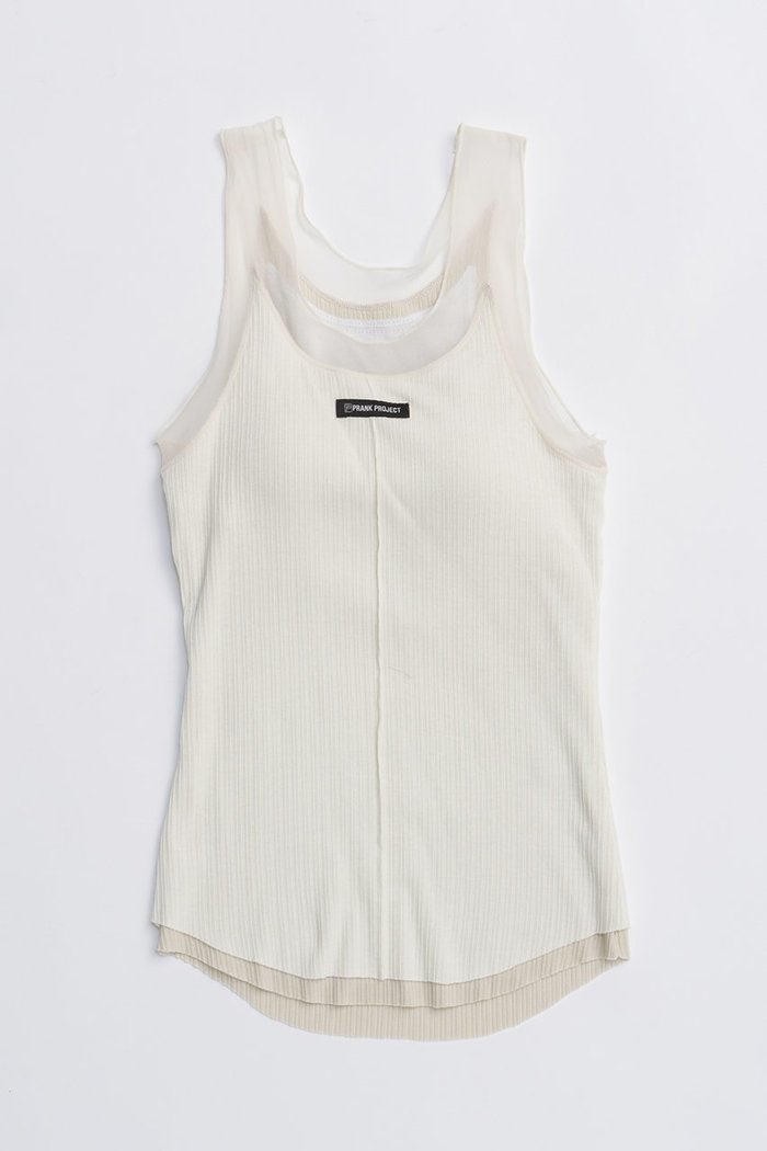 【プランク プロジェクト/PRANK PROJECT】のシルクテレコ2WAYタンクトップ / Silk Teleco 2WAY Tank Top インテリア・キッズ・メンズ・レディースファッション・服の通販 founy(ファニー) https://founy.com/ ファッション Fashion レディースファッション Ladies' Fashion Online トップス・カットソー Tops/Tshirt キャミソール / ノースリーブ No Sleeves シャツ/ブラウス Shirts/Blouses ロング / Tシャツ T-Shirts カットソー Cut and Sewn インナー Inner キャミソール Camisole シアー Sheer シルク Silk タンク Tank テレコ Tereko フロント Front 再入荷 Restock/Back In Stock/Re Arrival |ID: prp329100004468829 ipo3291000000032674567