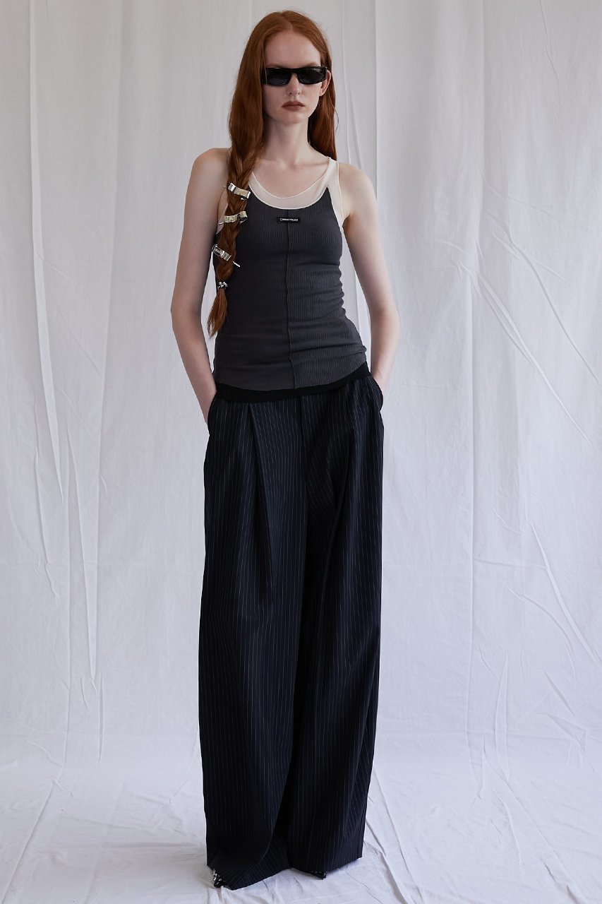 【プランク プロジェクト/PRANK PROJECT】のシルクテレコ2WAYタンクトップ / Silk Teleco 2WAY Tank Top 人気、トレンドファッション・服の通販 founy(ファニー) 　ファッション　Fashion　レディースファッション　Ladies' Fashion Online　トップス・カットソー　Tops/Tshirt　キャミソール / ノースリーブ　No Sleeves　シャツ/ブラウス　Shirts/Blouses　ロング / Tシャツ　T-Shirts　カットソー　Cut and Sewn　インナー　Inner　キャミソール　Camisole　シアー　Sheer　シルク　Silk　タンク　Tank　テレコ　Tereko　フロント　Front　再入荷　Restock/Back In Stock/Re Arrival　other-5|ID: prp329100004468829 ipo3291000000032674572