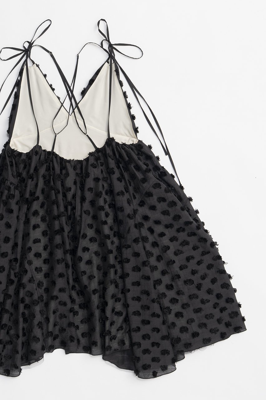 【プランク プロジェクト/PRANK PROJECT】のポンポンボリュームキャミドレス / Pom Pom Volume Cami Dress 人気、トレンドファッション・服の通販 founy(ファニー) ファッション Fashion レディースファッション Fashion for Women ワンピース Dresses フォーマル・パーティードレス・結婚式用ドレス Elegant & Casual Dresses チュニック Tunic Tops & Dresses おすすめ Recommended / Our Picks カッティング Cutting Detail カットジャガード Cut Jacquard ギャザー Gathered, Ruffled チュニック Tunic, Long Top ドット Polka Dot, Dot Pattern ラップ Wrap, Wrap Design リラックス Relax, Relaxed Fit ロング Long, Long-Length other-6|ID: prp329100004468832 ipo3291000000032856282