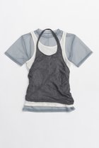 【プランク プロジェクト/PRANK PROJECT】のトリプルレイヤードホルタートップ / Triple Layered Halter Top GRY(グレー)|ID: prp329100004468834 ipo3291000000035342996