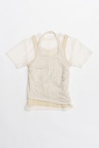 【プランク プロジェクト/PRANK PROJECT】のトリプルレイヤードホルタートップ / Triple Layered Halter Top WHT(ホワイト)|ID: prp329100004468834 ipo3291000000035342997