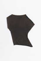 【プランク プロジェクト/PRANK PROJECT】のツイストアシメトップ / Twisted Asymmetrical Top C.GRY(チャコールグレー)|ID: prp329100004468835 ipo3291000000031367383
