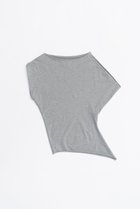 【プランク プロジェクト/PRANK PROJECT】のツイストアシメトップ / Twisted Asymmetrical Top GRY(グレー)|ID: prp329100004468835 ipo3291000000031367384