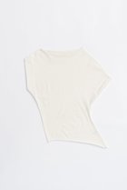 【プランク プロジェクト/PRANK PROJECT】のツイストアシメトップ / Twisted Asymmetrical Top WHT(ホワイト)|ID: prp329100004468835 ipo3291000000031367386