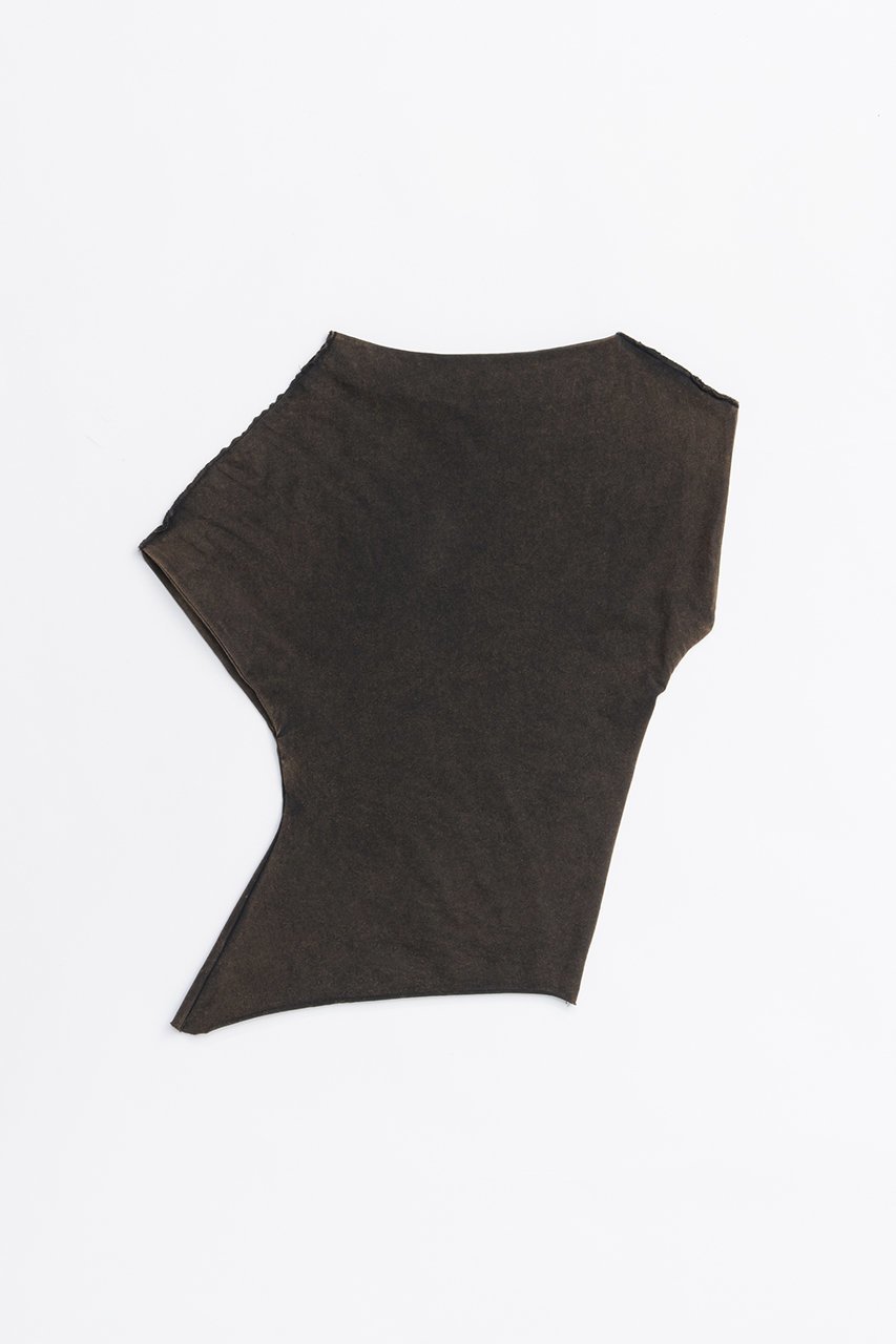 【プランク プロジェクト/PRANK PROJECT】のツイストアシメトップ / Twisted Asymmetrical Top 人気、トレンドファッション・服の通販 founy(ファニー) 　ファッション　Fashion　レディースファッション　WOMEN　トップス・カットソー　Tops/Tshirt　キャミソール / ノースリーブ　No Sleeves　シャツ/ブラウス　Shirts/Blouses　ロング / Tシャツ　T-Shirts　カットソー　Cut and Sewn　ウォッシュ　Wash　キャミソール　Camisole　タンク　Tank　ツイスト　Twist　テレコ　Tereko　ドレープ　Drape　バランス　Balance　ビンテージ　Vintage　半袖　Short Sleeve　other-3|ID: prp329100004468835 ipo3291000000031367390