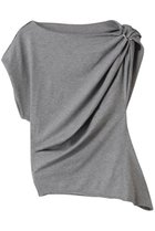 【プランク プロジェクト/PRANK PROJECT】のツイストアシメトップ / Twisted Asymmetrical Top GRY(グレー)|ID: prp329100004468835 ipo3291000000032674616