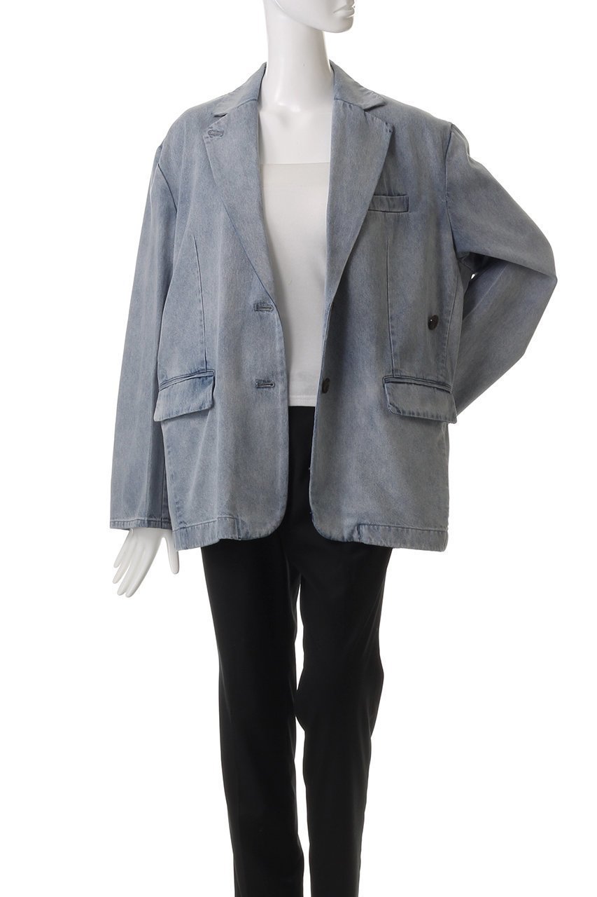 【クラネ/CLANE】のFADED COLOR TAILORED JACKET/ジャケット 人気、トレンドファッション・服の通販 founy(ファニー) 　ファッション　Fashion　レディースファッション　Fashion for Women　アウター　Coat / Outerwear Collection　レディースジャケット・軽アウター　Jackets　ジャケット　Jacket, Outerwear　テーラード　Tailored, Tailored Fit　デニム　Denim, Jeans Material　other-7|ID: prp329100004468836 ipo3291000000032961842