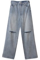 【クラネ/CLANE】のSLASH CUT DENIM PANTS/デニムパンツ INDIGO|ID: prp329100004468838 ipo3291000000032911601