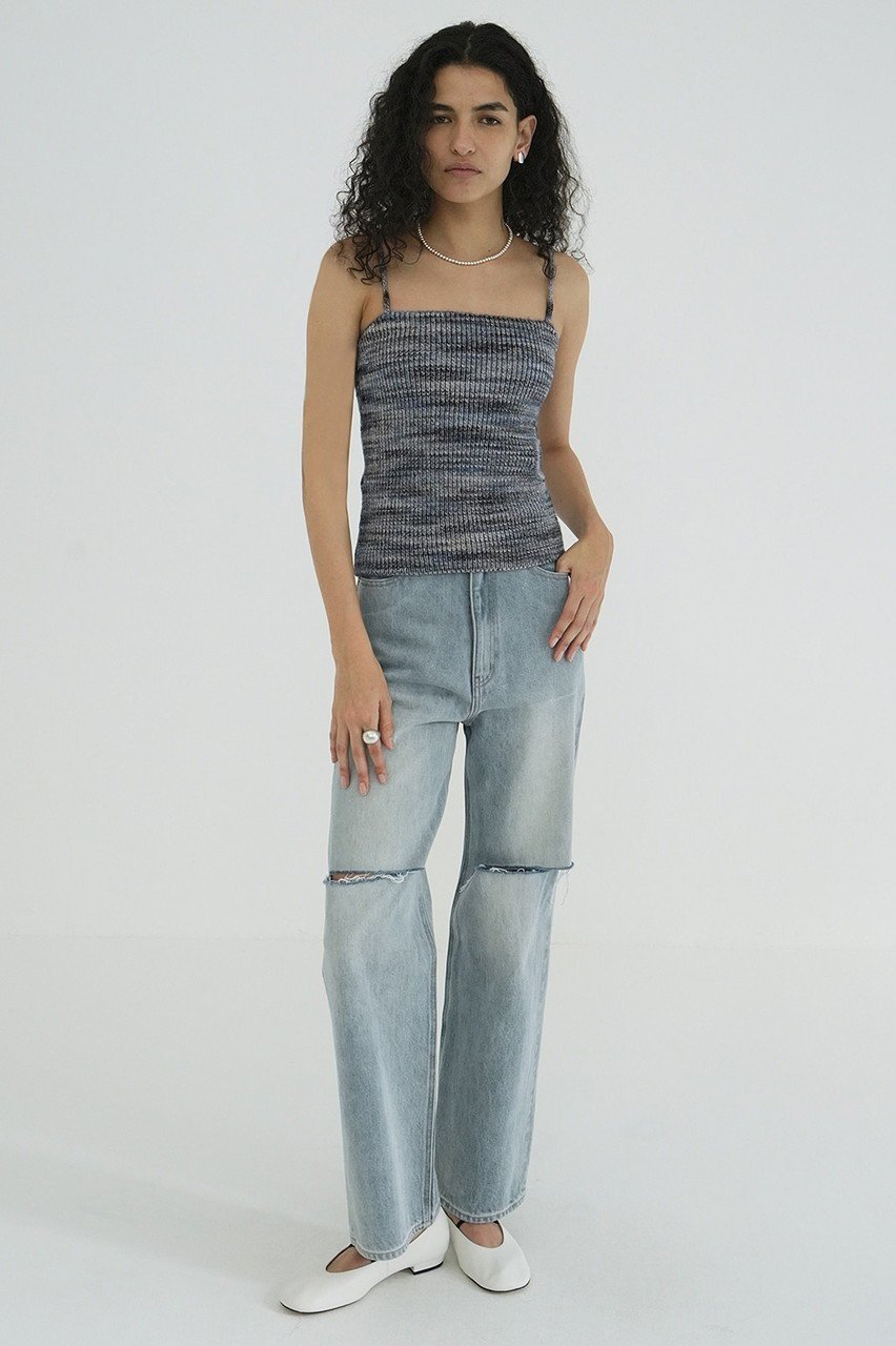 【クラネ/CLANE】のSLASH CUT DENIM PANTS/デニムパンツ 人気、トレンドファッション・服の通販 founy(ファニー) 　ファッション　Fashion　レディースファッション　Fashion for Women　パンツ　Pants & Trousers　デニムパンツ・ジーンズ・美脚デニム　Denim Jeans & Pants　ストレート　Straight, Straight Cut　ダメージ　Distressed, Destroyed　デニム　Denim, Jeans Material　トレンド　Trend, Trending Now　other-6|ID: prp329100004468838 ipo3291000000032911614