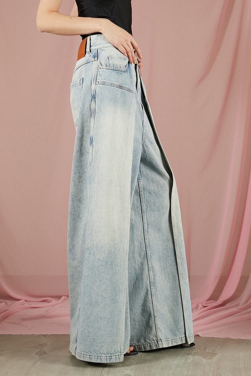 【プランク プロジェクト/PRANK PROJECT】のフロントレイヤードデニム / Front Layered Denim 人気、トレンドファッション・服の通販 founy(ファニー) 　ファッション　Fashion　レディースファッション　Fashion for Women　パンツ　Pants & Trousers　デニムパンツ・ジーンズ・美脚デニム　Denim Jeans & Pants　おすすめ　Recommended / Our Picks　デニム　Denim, Jeans Material　フロント　Front, Front Design　other-6|ID: prp329100004468839 ipo3291000000035767673