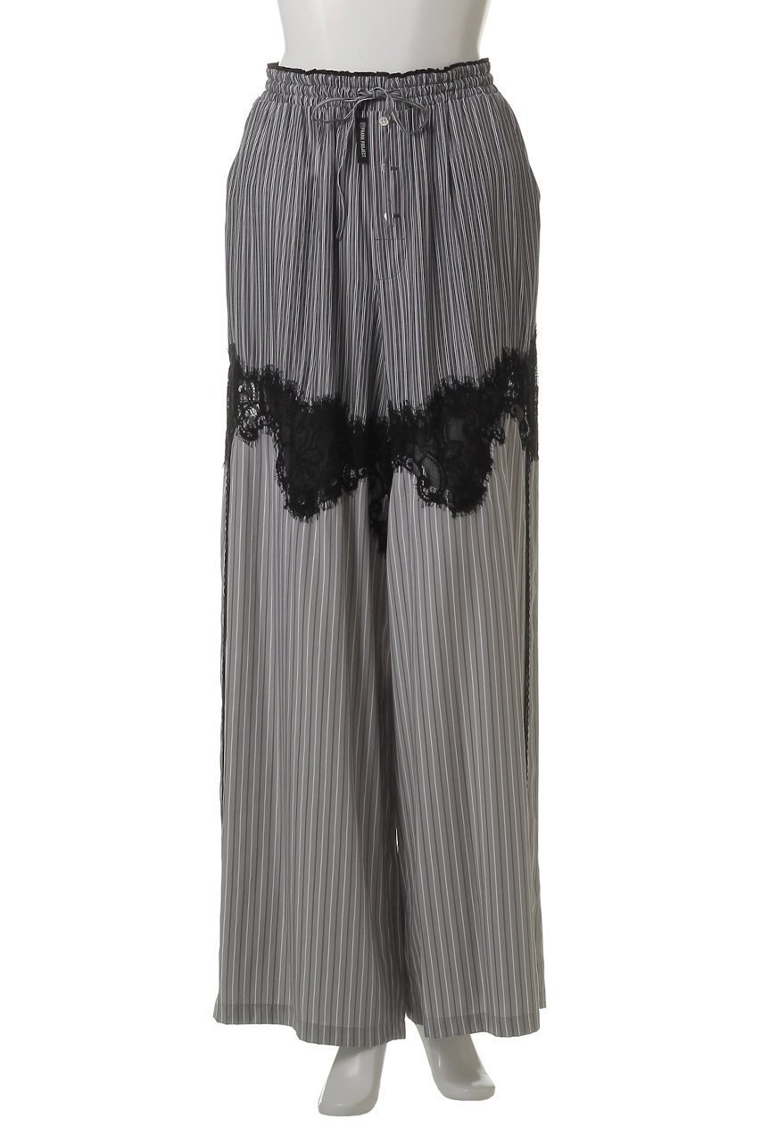 【プランク プロジェクト/PRANK PROJECT】のストライプコンビレースパジャマパンツ / Striped Combination Lace Pajama Pants 人気、トレンドファッション・服の通販 founy(ファニー) ファッション Fashion レディースファッション Fashion for Women パンツ Pants & Trousers おすすめ Recommended / Our Picks ストライプ Stripe, Striped Pattern トリミング Trimming, Decorative Edge ラグジュアリー Luxury, Elegant レース Lace, Lace Fabric other-5|ID: prp329100004468841 ipo3291000000033313967