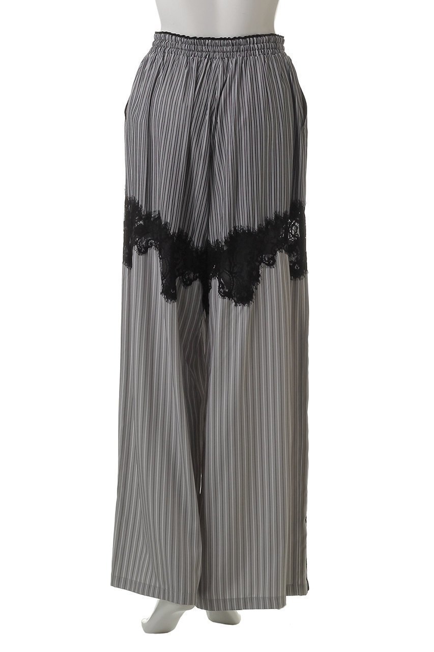【プランク プロジェクト/PRANK PROJECT】のストライプコンビレースパジャマパンツ / Striped Combination Lace Pajama Pants 人気、トレンドファッション・服の通販 founy(ファニー) ファッション Fashion レディースファッション Fashion for Women パンツ Pants & Trousers おすすめ Recommended / Our Picks ストライプ Stripe, Striped Pattern トリミング Trimming, Decorative Edge ラグジュアリー Luxury, Elegant レース Lace, Lace Fabric other-7|ID: prp329100004468841 ipo3291000000033313969