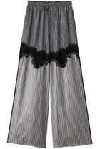 【プランク プロジェクト/PRANK PROJECT】のストライプコンビレースパジャマパンツ / Striped Combination Lace Pajama Pants GRY(グレー)|ID: prp329100004468841 ipo3291000000036866362