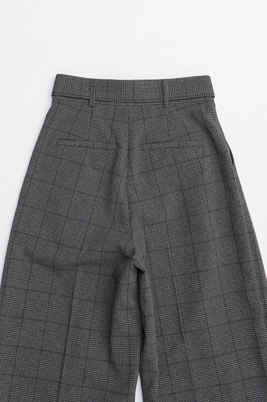 【プランク プロジェクト/PRANK PROJECT】のアシメタックワイドテーパードパンツ / Asymmetric Wide Tapered Pants 人気、トレンドファッション・服の通販 founy(ファニー) 　ファッション　Fashion　レディースファッション　Fashion for Women　パンツ　Pants & Trousers　コンパクト　Compact, Small Size　シルク　Silk, 100% Silk　スーツ　Suit, Formalwear　チェック　Check, Plaid, Tartan　フロント　Front, Front Design　ワイド　Wide, Wide Fit　夏　Summer　other-6|ID: prp329100004468842 ipo3291000000032904054
