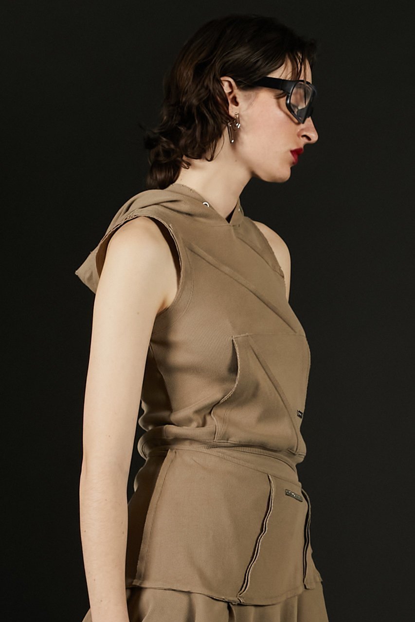 【プランク プロジェクト/PRANK PROJECT】のアウトシームアメスリフーディ / Outseam Amethyst Hoodie 人気、トレンドファッション・服の通販 founy(ファニー) 　ファッション　Fashion　レディースファッション　Fashion for Women　トップス・カットソー　Cut & Sew Tops　シャツ・ブラウス・オフィスカジュアル　Elegant Blouses & Button-Ups　レディースパーカー・カジュアルフーディー　Casual Hoodies & Sweatshirts　ロングTシャツ・Tシャツ　Longline T-Shirts & Tees　スウェット・クルーネックトップス　Sweatshirts & Crewnecks / Relaxed Fit Sweat Tops　カットソー・ベーシックTシャツ　Cut-and-Sewn Tops / Stretch Tees & Basics　アシンメトリー　Asymmetrical Style　ダウン　Down, Puffer　テレコ　Ribbed, Rib Stitch　ヴィンテージ　Vintage Style　other-5|ID: prp329100004468845 ipo3291000000035061045