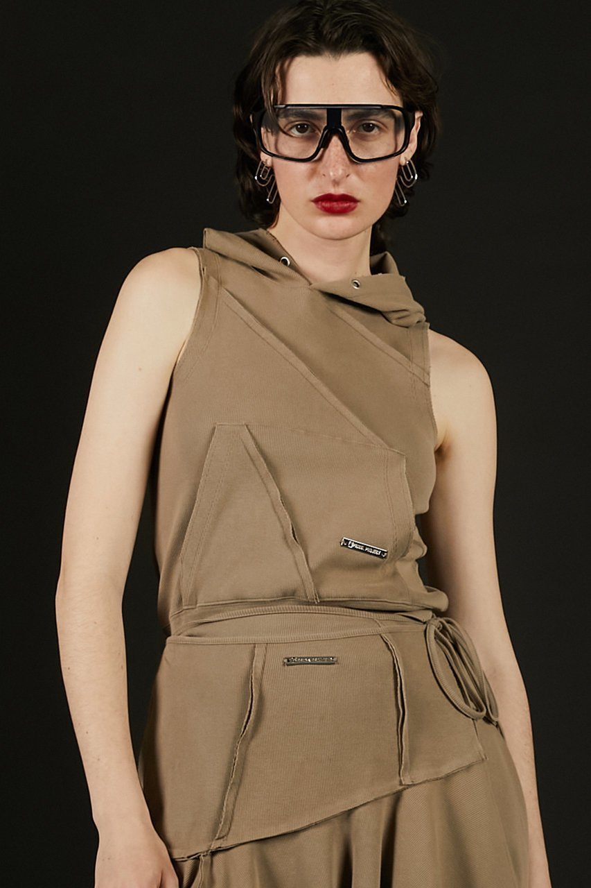 【プランク プロジェクト/PRANK PROJECT】のアウトシームアメスリフーディ / Outseam Amethyst Hoodie 人気、トレンドファッション・服の通販 founy(ファニー) 　ファッション　Fashion　レディースファッション　Fashion for Women　トップス・カットソー　Cut & Sew Tops　シャツ・ブラウス・オフィスカジュアル　Elegant Blouses & Button-Ups　レディースパーカー・カジュアルフーディー　Casual Hoodies & Sweatshirts　ロングTシャツ・Tシャツ　Longline T-Shirts & Tees　スウェット・クルーネックトップス　Sweatshirts & Crewnecks / Relaxed Fit Sweat Tops　カットソー・ベーシックTシャツ　Cut-and-Sewn Tops / Stretch Tees & Basics　アシンメトリー　Asymmetrical Style　ダウン　Down, Puffer　テレコ　Ribbed, Rib Stitch　ヴィンテージ　Vintage Style　other-6|ID: prp329100004468845 ipo3291000000035061046