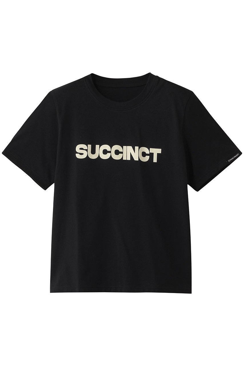 【プランク プロジェクト/PRANK PROJECT】のパワーショルダーロゴTEE/ Power Shoulder Logo Tee インテリア・キッズ・メンズ・レディースファッション・服の通販 founy(ファニー) 　ファッション　Fashion　レディースファッション　Fashion for Women　トップス・カットソー　Cut & Sew Tops　シャツ・ブラウス・オフィスカジュアル　Elegant Blouses & Button-Ups　ロングTシャツ・Tシャツ　Longline T-Shirts & Tees　カットソー・ベーシックTシャツ　Cut-and-Sewn Tops / Stretch Tees & Basics　なめらか　Smooth, Silky Texture　ショート　Short, Short Length　シンプル　Simple, Minimal　スリーブ　Sleeve, Long Sleeve / Short Sleeve　フロント　Front, Front Design　プリント　Print, Printed Pattern　BLK(ブラック)|ID: prp329100004468847 ipo3291000000032843043