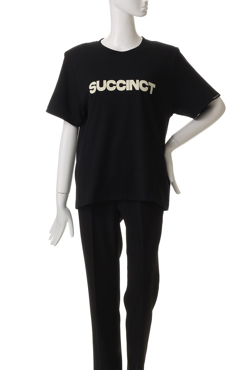 【プランク プロジェクト/PRANK PROJECT】のパワーショルダーロゴTEE/ Power Shoulder Logo Tee 人気、トレンドファッション・服の通販 founy(ファニー) 　ファッション　Fashion　レディースファッション　Fashion for Women　トップス・カットソー　Cut & Sew Tops　シャツ・ブラウス・オフィスカジュアル　Elegant Blouses & Button-Ups　ロングTシャツ・Tシャツ　Longline T-Shirts & Tees　カットソー・ベーシックTシャツ　Cut-and-Sewn Tops / Stretch Tees & Basics　なめらか　Smooth, Silky Texture　ショート　Short, Short Length　シンプル　Simple, Minimal　スリーブ　Sleeve, Long Sleeve / Short Sleeve　フロント　Front, Front Design　プリント　Print, Printed Pattern　other-2|ID: prp329100004468847 ipo3291000000032843049