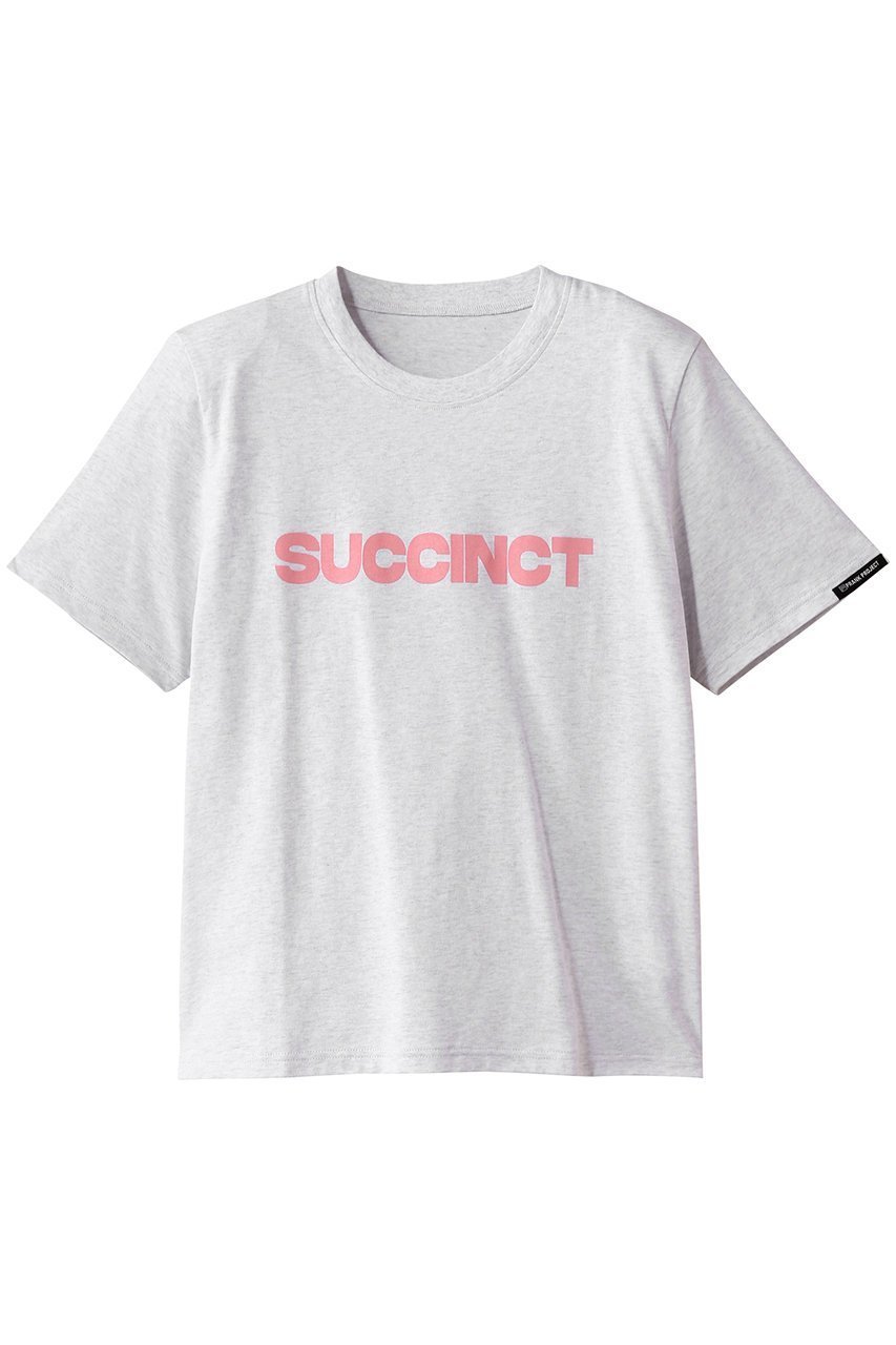 【プランク プロジェクト/PRANK PROJECT】のパワーショルダーロゴTEE/ Power Shoulder Logo Tee インテリア・キッズ・メンズ・レディースファッション・服の通販 founy(ファニー) 　ファッション　Fashion　レディースファッション　Fashion for Women　トップス・カットソー　Cut & Sew Tops　シャツ・ブラウス・オフィスカジュアル　Elegant Blouses & Button-Ups　ロングTシャツ・Tシャツ　Longline T-Shirts & Tees　カットソー・ベーシックTシャツ　Cut-and-Sewn Tops / Stretch Tees & Basics　なめらか　Smooth, Silky Texture　ショート　Short, Short Length　シンプル　Simple, Minimal　スリーブ　Sleeve, Long Sleeve / Short Sleeve　フロント　Front, Front Design　プリント　Print, Printed Pattern　L.GRY(ライトグレー)|ID: prp329100004468847 ipo3291000000035837308