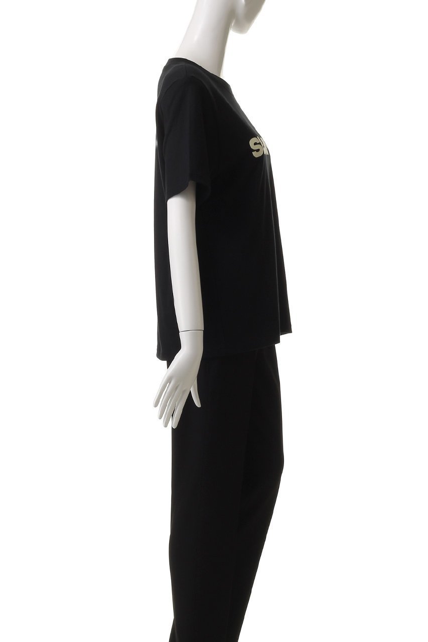 【プランク プロジェクト/PRANK PROJECT】のパワーショルダーロゴTEE/ Power Shoulder Logo Tee 人気、トレンドファッション・服の通販 founy(ファニー) 　ファッション　Fashion　レディースファッション　Fashion for Women　トップス・カットソー　Cut & Sew Tops　シャツ・ブラウス・オフィスカジュアル　Elegant Blouses & Button-Ups　ロングTシャツ・Tシャツ　Longline T-Shirts & Tees　カットソー・ベーシックTシャツ　Cut-and-Sewn Tops / Stretch Tees & Basics　なめらか　Smooth, Silky Texture　ショート　Short, Short Length　シンプル　Simple, Minimal　スリーブ　Sleeve, Long Sleeve / Short Sleeve　フロント　Front, Front Design　プリント　Print, Printed Pattern　other-3|ID: prp329100004468847 ipo3291000000035837313