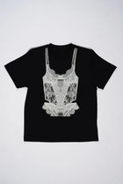 【プランク プロジェクト/PRANK PROJECT】のトロンブルイユランジェリーTEE/ Trombouille Lingerie Tee BLK(ブラック)|ID: prp329100004468848 ipo3291000000032602676