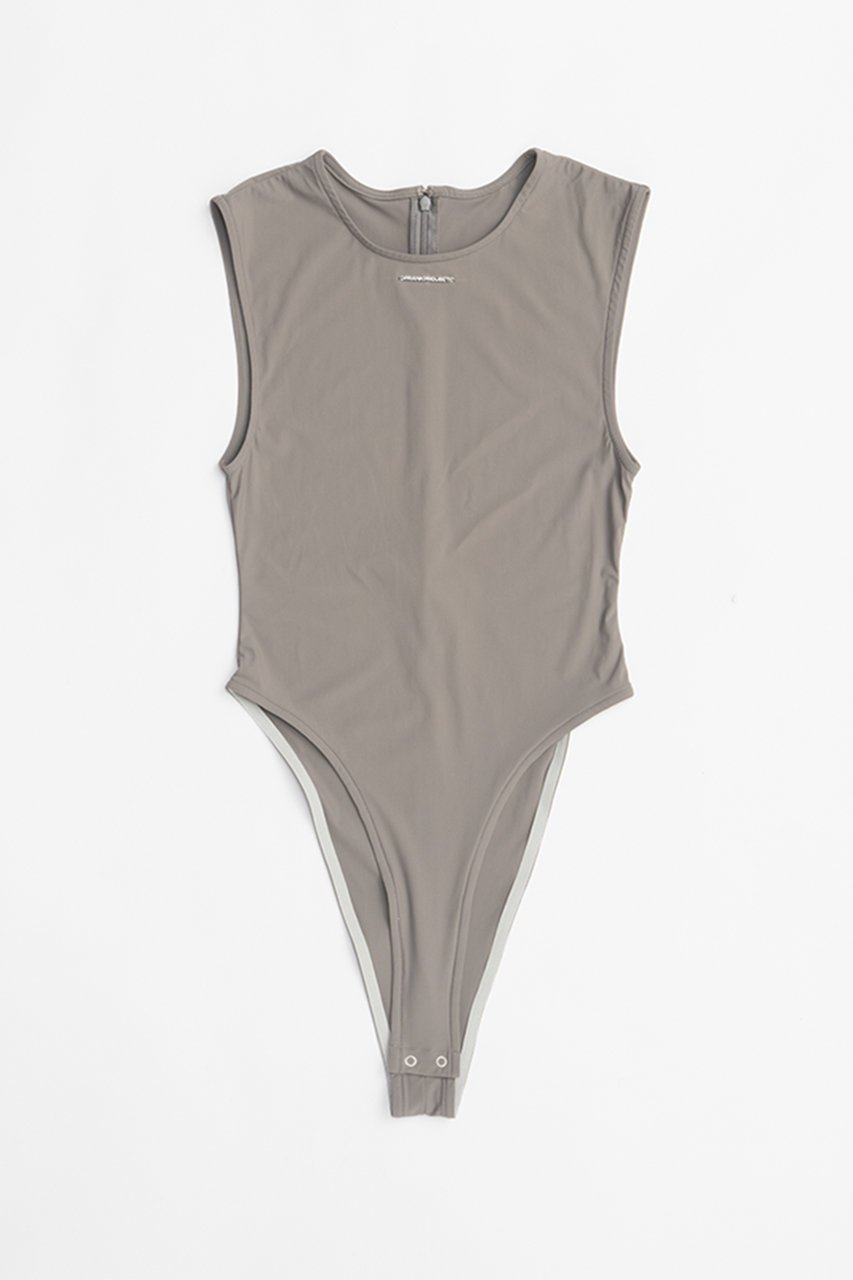 【プランク プロジェクト/PRANK PROJECT】のスキューバノースリボディースーツ / Scuba Sleeveless Bodysuit インテリア・キッズ・メンズ・レディースファッション・服の通販 founy(ファニー) 　ファッション　Fashion　レディースファッション　WOMEN　トップス・カットソー　Tops/Tshirt　キャミソール / ノースリーブ　No Sleeves　シャツ/ブラウス　Shirts/Blouses　ロング / Tシャツ　T-Shirts　カットソー　Cut and Sewn　キャミソール　Camisole　タンク　Tank　フィット　Fit　フロント　Front　メタル　Metal　GRY(グレー)|ID: prp329100004468850 ipo3291000000031367674