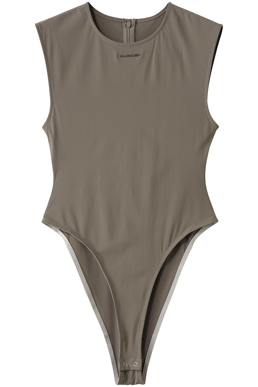 【プランク プロジェクト/PRANK PROJECT】のスキューバノースリボディースーツ / Scuba Sleeveless Bodysuit インテリア・キッズ・メンズ・レディースファッション・服の通販 founy(ファニー) 　ファッション　Fashion　レディースファッション　Fashion for Women　トップス・カットソー　Cut & Sew Tops　キャミソール&ノースリーブ　Camisoles & Sleeveless Tops　シャツ・ブラウス・オフィスカジュアル　Elegant Blouses & Button-Ups　ロングTシャツ・Tシャツ　Longline T-Shirts & Tees　カットソー・ベーシックTシャツ　Cut-and-Sewn Tops / Stretch Tees & Basics　キャミソール　Camisole, Spaghetti Strap Top　タンク　Tank Top, Sleeveless Top　フィット　Fit, Slim Fit　フロント　Front, Front Design　メタル　Metal, Metal Parts　GRY(グレー)|ID: prp329100004468850 ipo3291000000032847493