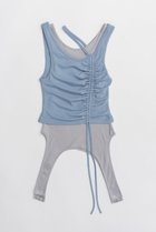 【プランク プロジェクト/PRANK PROJECT】の2ネックレイヤードタンク / 2 Neck Layered Tank BLU(ブルー)|ID: prp329100004468851 ipo3291000000031367698