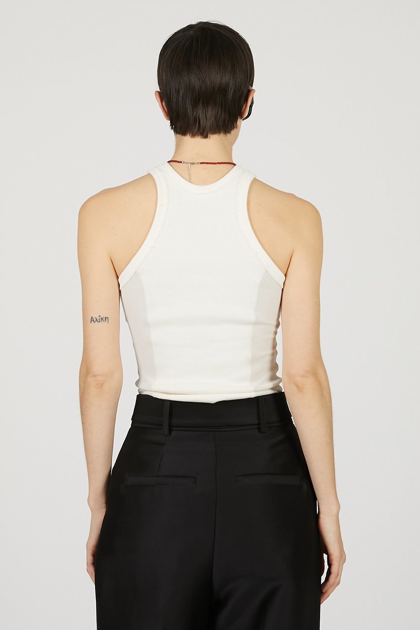 【プランク プロジェクト/PRANK PROJECT】のサイドシアーダブルフェイスタンク / Side Sheer Double Face Tank 人気、トレンドファッション・服の通販 founy(ファニー) 　ファッション　Fashion　レディースファッション　WOMEN　トップス・カットソー　Tops/Tshirt　キャミソール / ノースリーブ　No Sleeves　シャツ/ブラウス　Shirts/Blouses　ロング / Tシャツ　T-Shirts　カットソー　Cut and Sewn　おすすめ　Recommend　インナー　Inner　カットソー　Cut And Sew　キャミソール　Camisole　シアー　Sheer　タンク　Tank　ダブル　Double　フェイス　Face　ミックス　Mix　再入荷　Restock/Back In Stock/Re Arrival　other-4|ID: prp329100004468855 ipo3291000000031367783