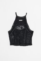【プランク プロジェクト/PRANK PROJECT】のエンブロイダリーメッシュタンク / Embroidery Mesh Tank BLK(ブラック)|ID: prp329100004468856 ipo3291000000031367792