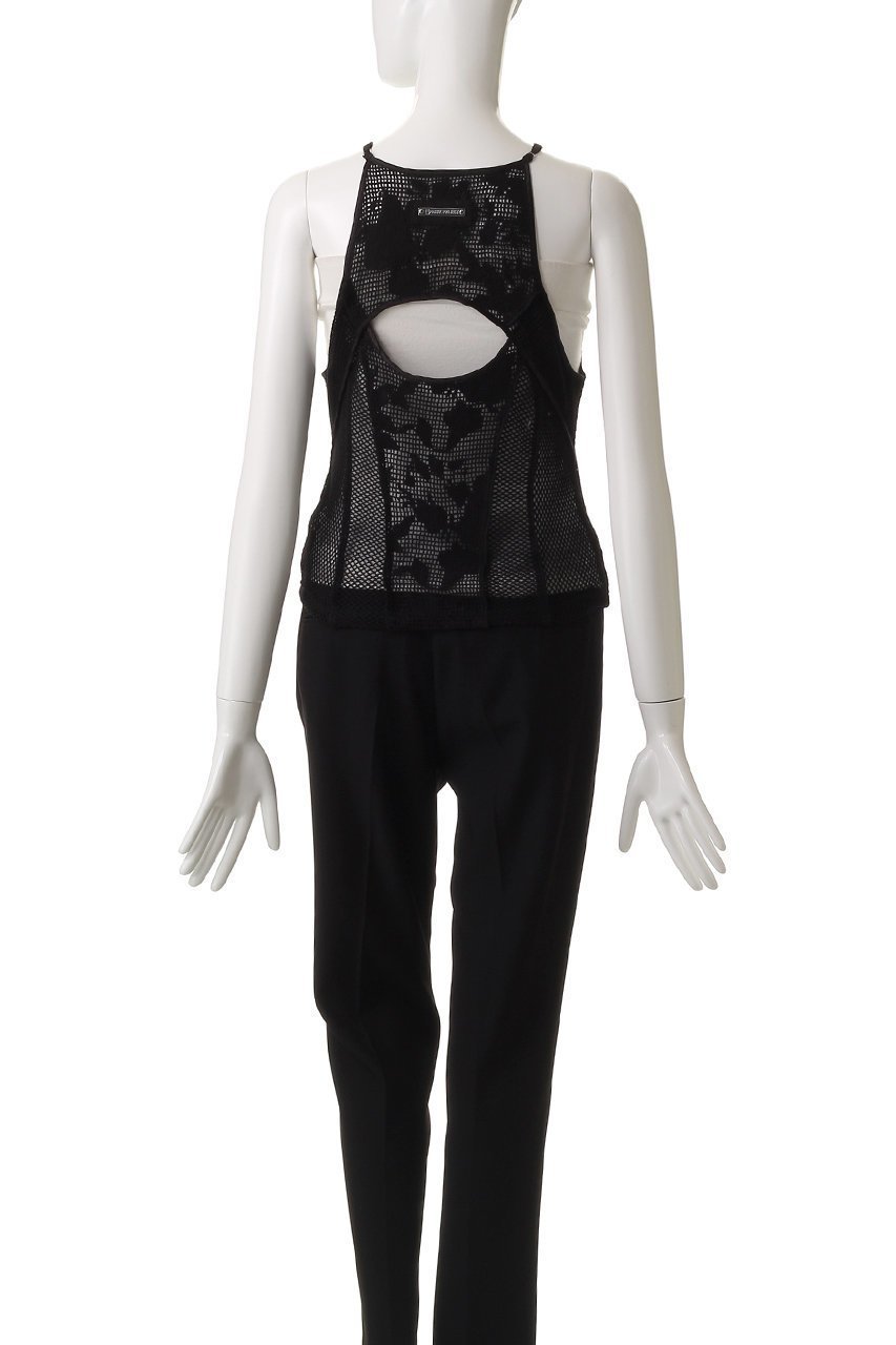 【プランク プロジェクト/PRANK PROJECT】のエンブロイダリーメッシュタンク / Embroidery Mesh Tank 人気、トレンドファッション・服の通販 founy(ファニー) 　ファッション　Fashion　レディースファッション　WOMEN　トップス・カットソー　Tops/Tshirt　キャミソール / ノースリーブ　No Sleeves　シャツ/ブラウス　Shirts/Blouses　ロング / Tシャツ　T-Shirts　カットソー　Cut and Sewn　おすすめ　Recommend　キャミソール　Camisole　サテン　Satin　ストレート　Straight　タンク　Tank　パイピング　Piping　メッシュ　Mesh　再入荷　Restock/Back In Stock/Re Arrival　夏　Summer　other-8|ID: prp329100004468856 ipo3291000000032000471