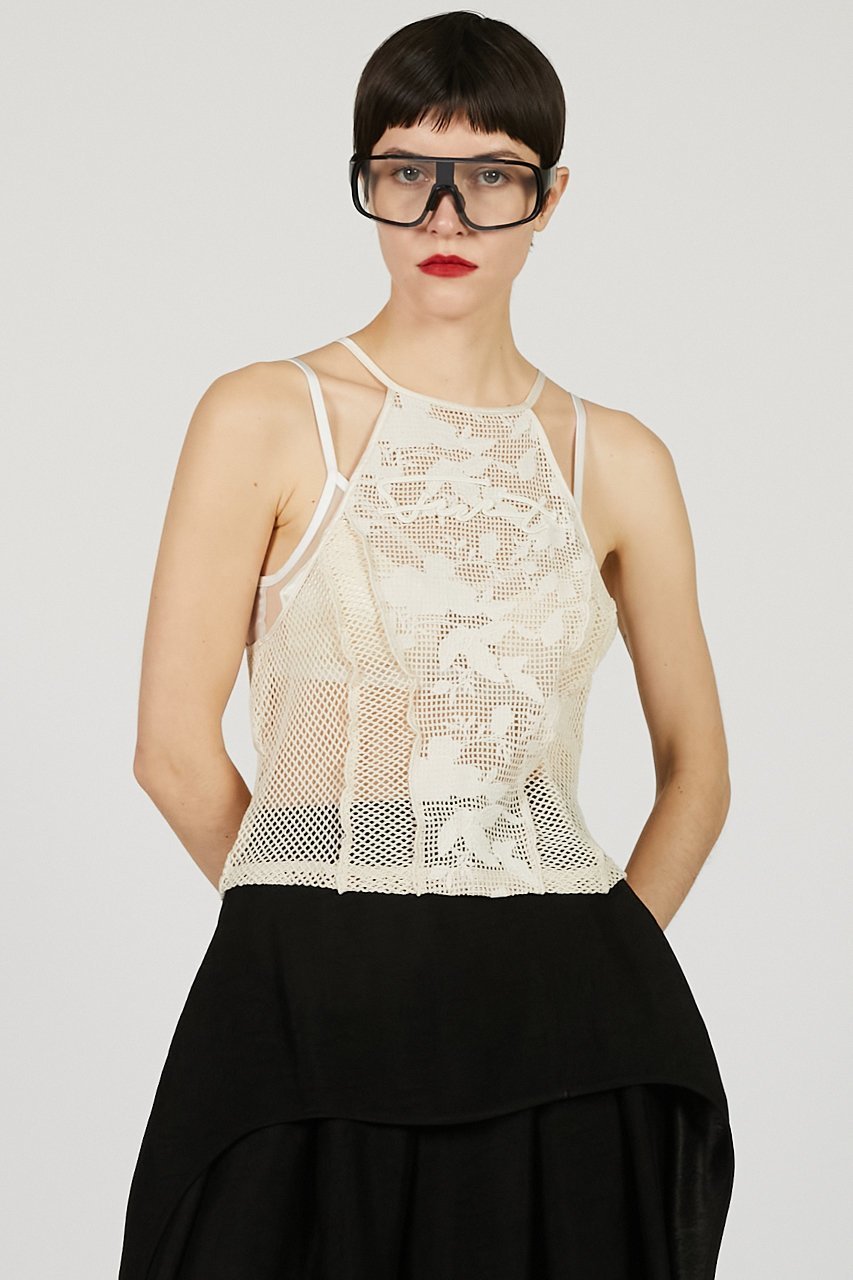 【プランク プロジェクト/PRANK PROJECT】のエンブロイダリーメッシュタンク / Embroidery Mesh Tank 人気、トレンドファッション・服の通販 founy(ファニー) 　ファッション　Fashion　レディースファッション　Fashion for Women　トップス・カットソー　Cut & Sew Tops　キャミソール&ノースリーブ　Camisoles & Sleeveless Tops　シャツ・ブラウス・オフィスカジュアル　Elegant Blouses & Button-Ups　ロングTシャツ・Tシャツ　Longline T-Shirts & Tees　カットソー・ベーシックTシャツ　Cut-and-Sewn Tops / Stretch Tees & Basics　おすすめ　Recommended / Our Picks　キャミソール　Camisole, Spaghetti Strap Top　サテン　Satin, Glossy Fabric　ストレート　Straight, Straight Cut　タンク　Tank Top, Sleeveless Top　パイピング　Piping, Trim Design　メッシュ　Mesh, Net Fabric　夏　Summer　other-6|ID: prp329100004468856 ipo3291000000032842235