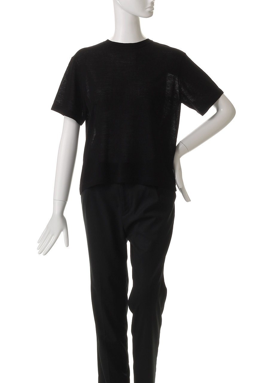 【オブリオ/AUBRIOT】のイタリアンウール Tシャツ 人気、トレンドファッション・服の通販 founy(ファニー) 　ファッション　Fashion　レディースファッション　Fashion for Women　トップス・カットソー　Cut & Sew Tops　ニット　Knit Tops & Sweaters　シャツ・ブラウス・オフィスカジュアル　Elegant Blouses & Button-Ups　ロングTシャツ・Tシャツ　Longline T-Shirts & Tees　カジュアルプルオーバー・ニットトップス　Pullovers & Knit Tops / Casual Pullovers　シンプル　Simple, Minimal　スタンダード　Standard, Basic　ベーシック　Basic, Essential　リラックス　Relax, Relaxed Fit　半袖　Short Sleeve, Half Sleeve　other-2|ID: prp329100004468857 ipo3291000000032931052