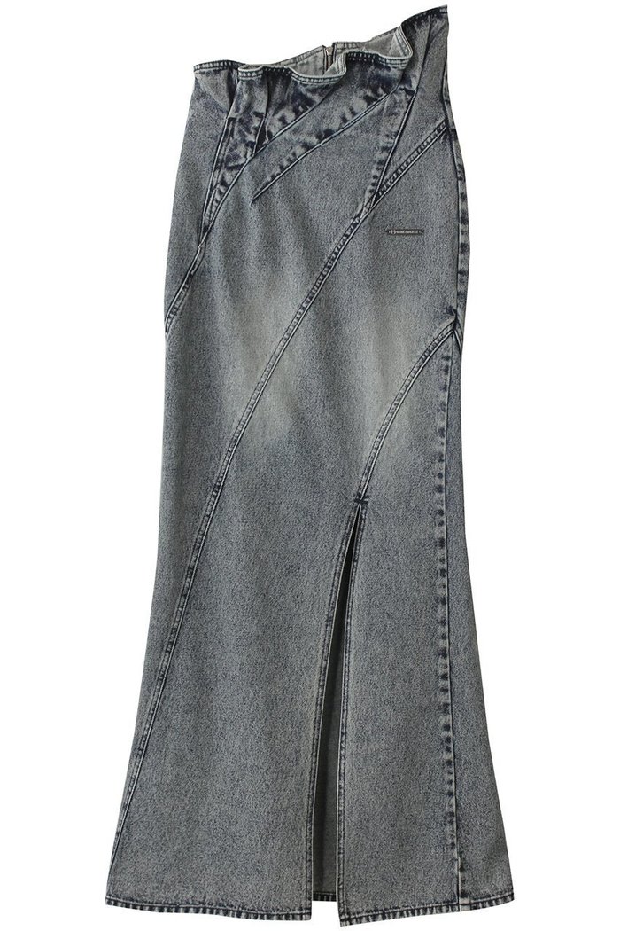 【プランク プロジェクト/PRANK PROJECT】のスカルプテッドデニムマキシスカート / Sculpted Denim Maxi Skirt インテリア・キッズ・メンズ・レディースファッション・服の通販 founy(ファニー) https://founy.com/ ファッション Fashion レディースファッション Fashion for Women スカート Skirts ロングスカート Long Skirts / Maxi & Midi Skirts おすすめ Recommended / Our Picks パターン Pattern, Design Print ビンテージ Vintage, Retro Style フォルム Silhouette, Form ランダム Random, Irregular ロング Long, Long-Length 再入荷 Restock / Back in Stock |ID: prp329100004468859 ipo3291000000032769119