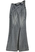 【プランク プロジェクト/PRANK PROJECT】のスカルプテッドデニムマキシスカート / Sculpted Denim Maxi Skirt BLU(ブルー)|ID: prp329100004468859 ipo3291000000032769120
