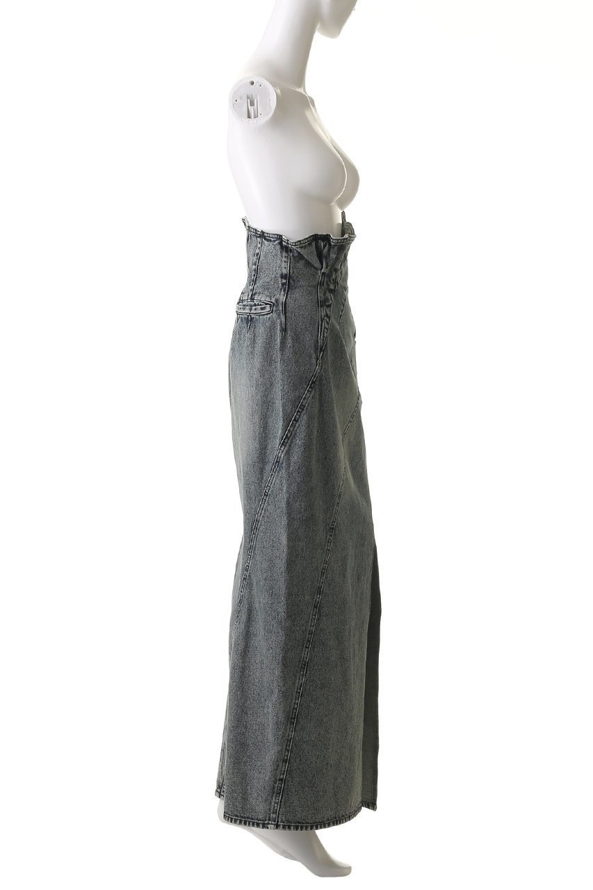 【プランク プロジェクト/PRANK PROJECT】のスカルプテッドデニムマキシスカート / Sculpted Denim Maxi Skirt 人気、トレンドファッション・服の通販 founy(ファニー) 　ファッション　Fashion　レディースファッション　Fashion for Women　スカート　Skirts　ロングスカート　Long Skirts / Maxi & Midi Skirts　おすすめ　Recommended / Our Picks　パターン　Pattern, Design Print　ビンテージ　Vintage, Retro Style　フォルム　Silhouette, Form　ランダム　Random, Irregular　ロング　Long, Long-Length　再入荷　Restock / Back in Stock　other-3|ID: prp329100004468859 ipo3291000000032769122