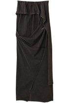 【プランク プロジェクト/PRANK PROJECT】のレイヤードアシメドレープスカート / Layered Asymmetrical Draped Skirt C.GRY(チャコールグレー)|ID: prp329100004468860 ipo3291000000032810332