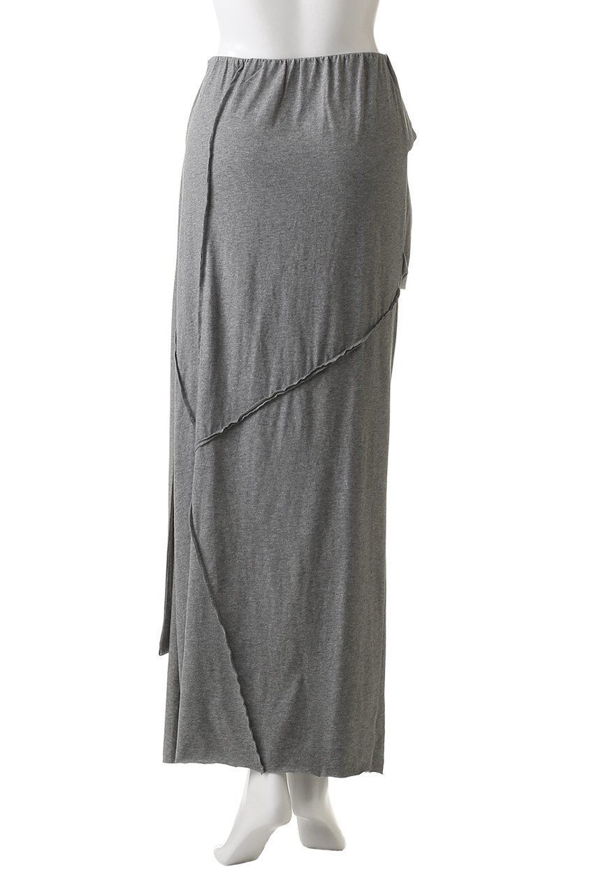【プランク プロジェクト/PRANK PROJECT】のレイヤードアシメドレープスカート / Layered Asymmetrical Draped Skirt 人気、トレンドファッション・服の通販 founy(ファニー) 　ファッション　Fashion　レディースファッション　Fashion for Women　スカート　Skirts　ロングスカート　Long Skirts / Maxi & Midi Skirts　アシンメトリー　Asymmetrical Style　ウォッシュ　Washed Finish　テレコ　Ribbed, Rib Stitch　ビンテージ　Vintage, Retro Style　ラップ　Wrap, Wrap Design　ロング　Long, Long-Length　ワンポイント　One Point, Statement Accent　other-4|ID: prp329100004468860 ipo3291000000032810337