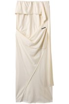 【プランク プロジェクト/PRANK PROJECT】のレイヤードアシメドレープスカート / Layered Asymmetrical Draped Skirt 人気、トレンドファッション・服の通販 founy(ファニー) ファッション Fashion レディースファッション Fashion for Women スカート Skirts ロングスカート Long Skirts / Maxi & Midi Skirts アシンメトリー Asymmetrical Style ウォッシュ Washed Finish テレコ Ribbed, Rib Stitch ビンテージ Vintage, Retro Style ラップ Wrap, Wrap Design ロング Long, Long-Length ワンポイント One Point, Statement Accent thumbnail WHT(ホワイト)|ID: prp329100004468860 ipo3291000000035056862