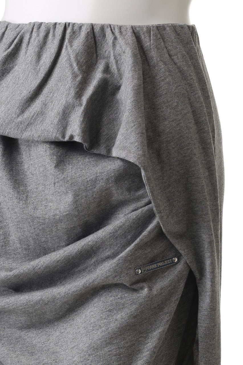 【プランク プロジェクト/PRANK PROJECT】のレイヤードアシメドレープスカート / Layered Asymmetrical Draped Skirt 人気、トレンドファッション・服の通販 founy(ファニー) 　ファッション　Fashion　レディースファッション　Fashion for Women　スカート　Skirts　ロングスカート　Long Skirts / Maxi & Midi Skirts　アシンメトリー　Asymmetrical Style　ウォッシュ　Washed Finish　テレコ　Ribbed, Rib Stitch　ビンテージ　Vintage, Retro Style　ラップ　Wrap, Wrap Design　ロング　Long, Long-Length　ワンポイント　One Point, Statement Accent　other-5|ID: prp329100004468860 ipo3291000000035056866