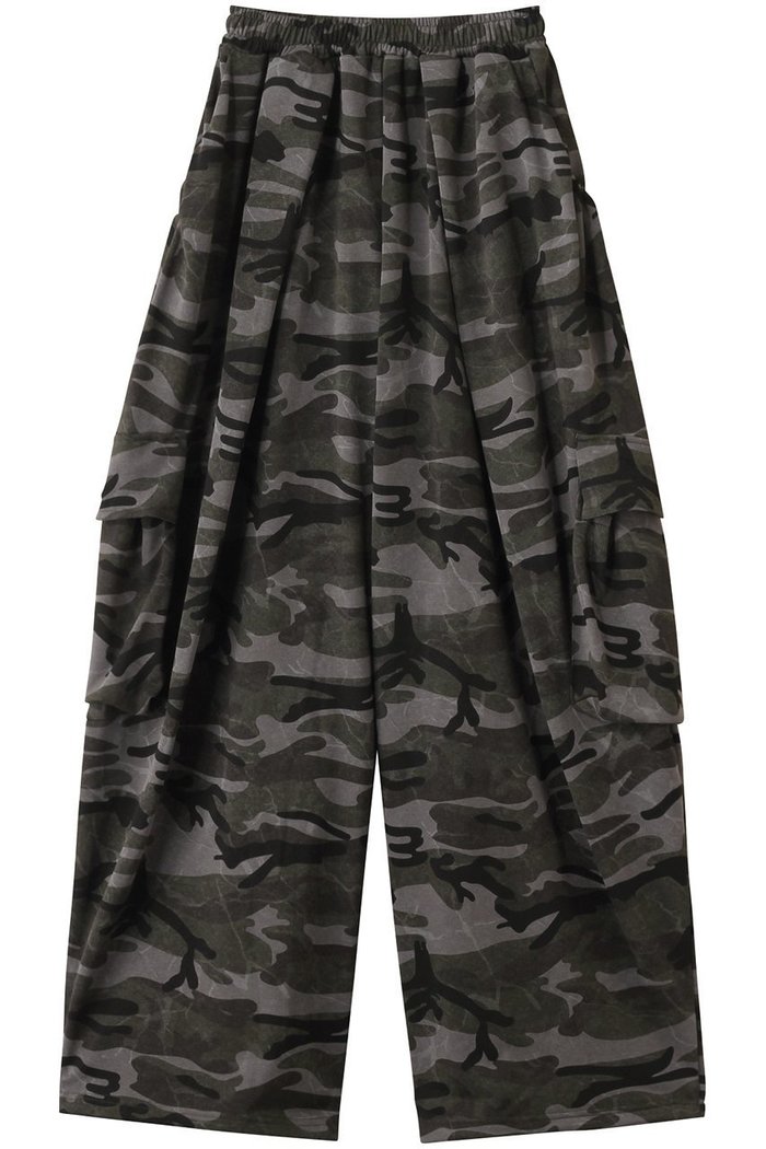 【プランク プロジェクト/PRANK PROJECT】のCAMOスウェットカーゴパンツ / CAMO Sweat Cargo Pants インテリア・キッズ・メンズ・レディースファッション・服の通販 founy(ファニー) https://founy.com/ ファッション Fashion レディースファッション Fashion for Women パンツ Pants & Trousers カーゴパンツ Cargo Pants, Utility Pants ギャザー Gathered, Ruffled スウェット / スエット Sweatshirt, Sweatwear ドローストリング Drawstring, Pull Cord フォルム Silhouette, Form ワイド Wide, Wide Fit |ID: prp329100004468862 ipo3291000000034419898