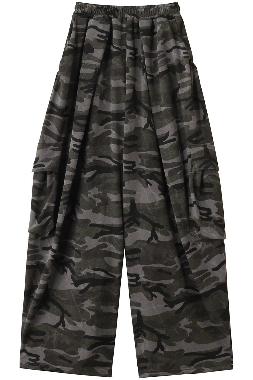 【プランク プロジェクト/PRANK PROJECT】のCAMOスウェットカーゴパンツ / CAMO Sweat Cargo Pants 人気、トレンドファッション・服の通販 founy(ファニー) ファッション Fashion レディースファッション Fashion for Women パンツ Pants & Trousers カーゴパンツ Cargo Pants, Utility Pants ギャザー Gathered, Ruffled スウェット / スエット Sweatshirt, Sweatwear ドローストリング Drawstring, Pull Cord フォルム Silhouette, Form ワイド Wide, Wide Fit other-1|ID: prp329100004468862 ipo3291000000034419898