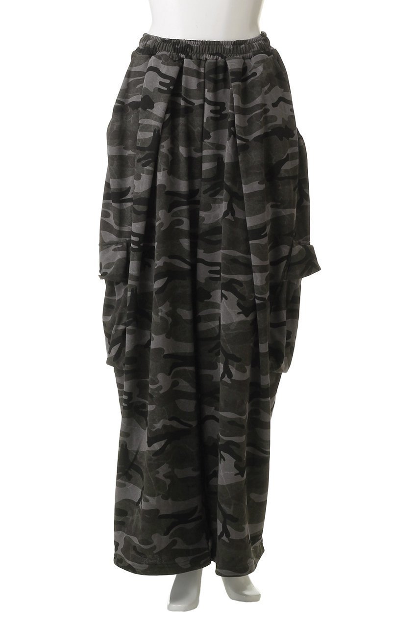 【プランク プロジェクト/PRANK PROJECT】のCAMOスウェットカーゴパンツ / CAMO Sweat Cargo Pants 人気、トレンドファッション・服の通販 founy(ファニー) ファッション Fashion レディースファッション Fashion for Women パンツ Pants & Trousers カーゴパンツ Cargo Pants, Utility Pants ギャザー Gathered, Ruffled スウェット / スエット Sweatshirt, Sweatwear ドローストリング Drawstring, Pull Cord フォルム Silhouette, Form ワイド Wide, Wide Fit other-2|ID: prp329100004468862 ipo3291000000034419900
