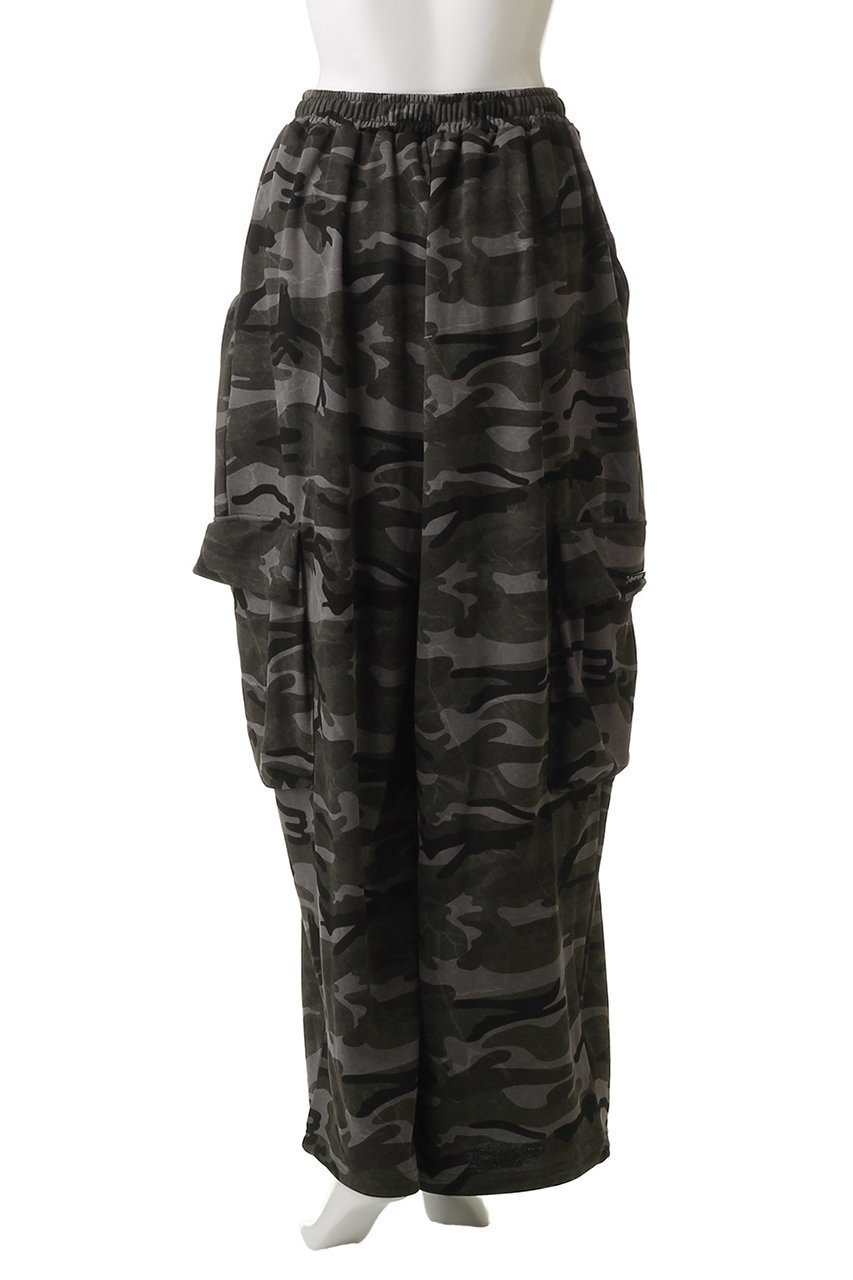 【プランク プロジェクト/PRANK PROJECT】のCAMOスウェットカーゴパンツ / CAMO Sweat Cargo Pants 人気、トレンドファッション・服の通販 founy(ファニー) ファッション Fashion レディースファッション Fashion for Women パンツ Pants & Trousers カーゴパンツ Cargo Pants, Utility Pants ギャザー Gathered, Ruffled スウェット / スエット Sweatshirt, Sweatwear ドローストリング Drawstring, Pull Cord フォルム Silhouette, Form ワイド Wide, Wide Fit other-4|ID: prp329100004468862 ipo3291000000034419902