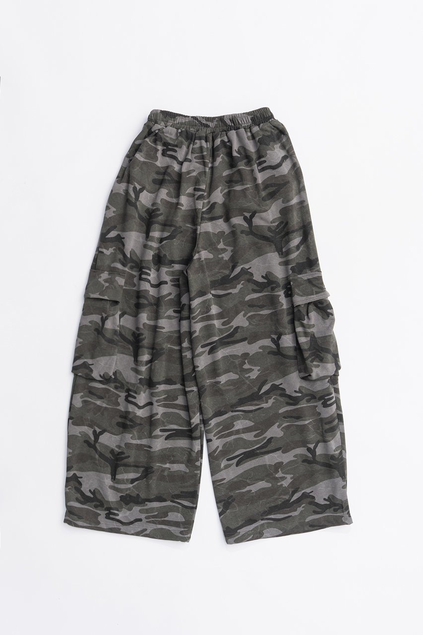 【プランク プロジェクト/PRANK PROJECT】のCAMOスウェットカーゴパンツ / CAMO Sweat Cargo Pants 人気、トレンドファッション・服の通販 founy(ファニー) ファッション Fashion レディースファッション Fashion for Women パンツ Pants & Trousers カーゴパンツ Cargo Pants, Utility Pants ギャザー Gathered, Ruffled スウェット / スエット Sweatshirt, Sweatwear ドローストリング Drawstring, Pull Cord フォルム Silhouette, Form ワイド Wide, Wide Fit other-7|ID: prp329100004468862 ipo3291000000034419905